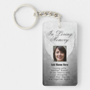 Personlig Silver Memorial Angel Vingar Lägg till
