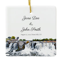 Personlig Sioux Falls Waterfall Ornament