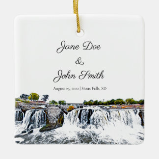 Personlig Sioux Falls Waterfall Ornament