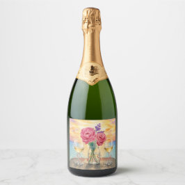 Personlig Sipp & Solnedgång Champagneflaska