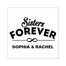 Personlig Sisters Forever Stämpel