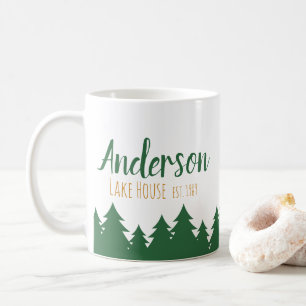 Personlig sjöhus & grästrädmugg kaffemugg
