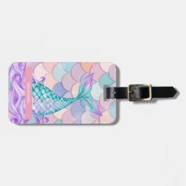 Personlig Sjöjungfru Dreams och Glitter Gleam Bagagebricka