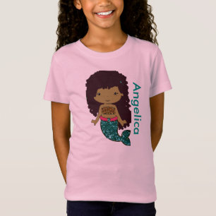 Personlig Sjöjungfru Girl's shirt T-shirt