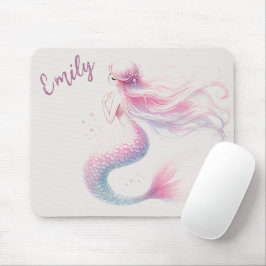 Personlig Sjöjungfru Rosa Mouse Pad Musmatta