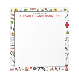 Personlig sjuksköterska anteckningsblock