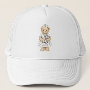 Personlig sjuksköterska Teddybjörn Anpassat Namn S Keps