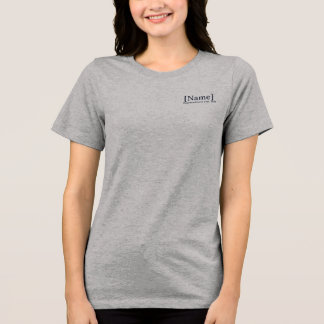 Personlig Sjuksköterskesignatur Fickplacering RN T Shirt