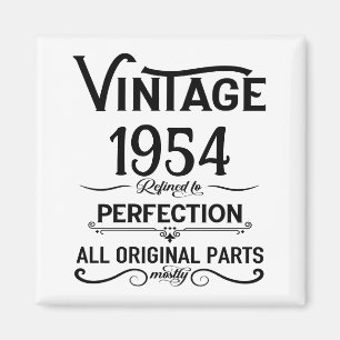 Personlig sjuttio vintagar 70:e födelsedagsfesten magnet