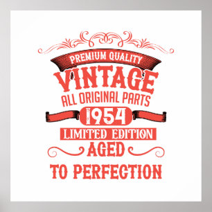 Personlig sjuttio vintagar 70:e födelsedagsfesten poster