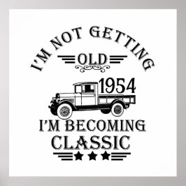 Personlig sjuttio vintage 70-årsdag poster