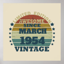 Personlig sjuttio vintage 70-årsdag