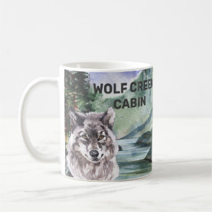 Personlig Skåp Skog Varg Skog Kaffemugg