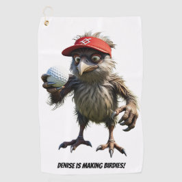 Personlig Skapar fåglar - GolfTowel