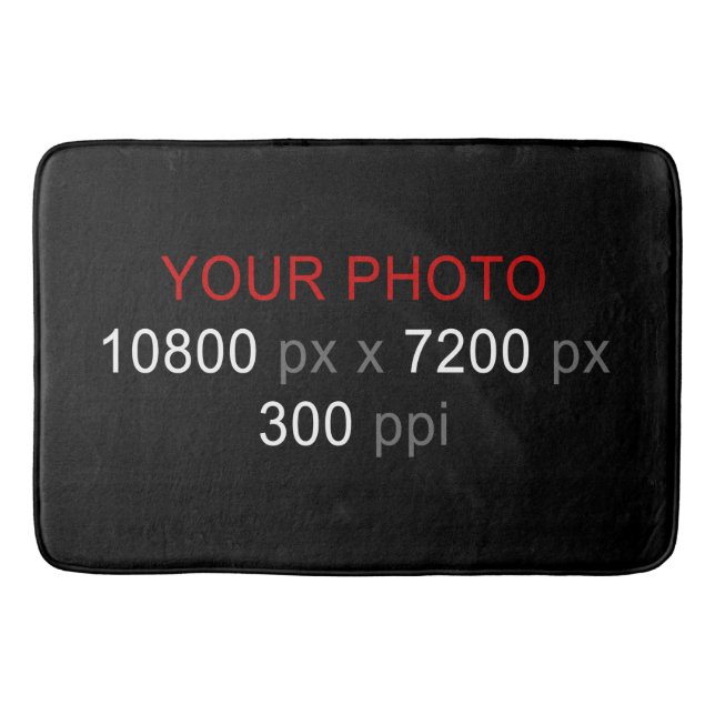 Personlig skapelse badrumsmatta (Framsidan)