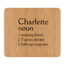 Personlig skärbräda Bröllop Charcuterie Cu