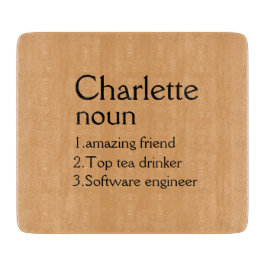 Personlig skärbräda Bröllop Charcuterie Cu