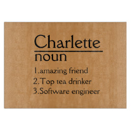 Personlig skärbräda Bröllop Charcuterie Cu