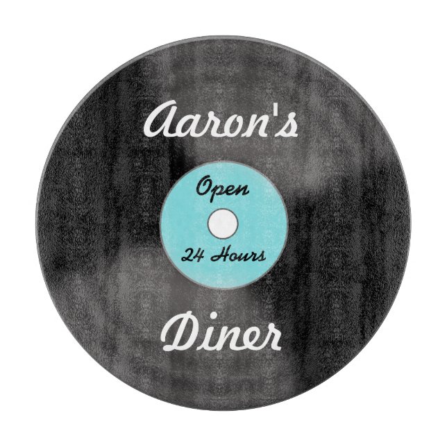 Personlig skärbräda för skivor (Framsidan)