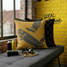 Personlig Skateboardhopp – Svart Och Guld