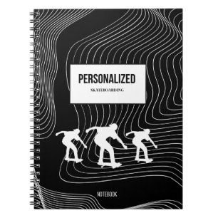 Personlig Skateboarding bärbar dator Anteckningsbok