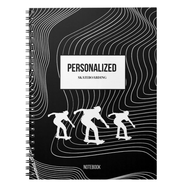 Personlig Skateboarding bärbar dator Anteckningsbok (Framsidan)