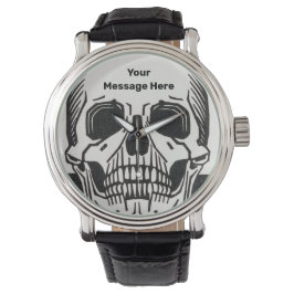 Personlig Skeleton Birthday Halloween fest Armbandsur