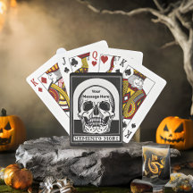 Personlig Skeleton Birthday Halloween fest