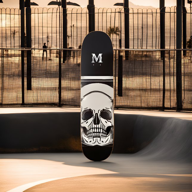 Personlig Skeleton Birthday Halloween fest Mini Skateboard Bräda 18,5 Cm (Skapare uppladdad)