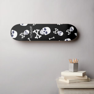Personlig SKELETON Halloween Skateboard