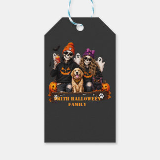 Personlig Skelett Halloween Håll dig spöklik Presentetikett
