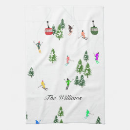 Personlig Ski Alpine Skiing | Skickar Kökshandduk