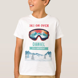 Personlig Ski Snowboard T Shirt