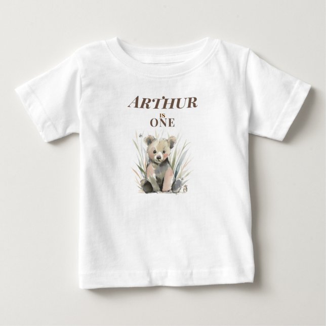 Personlig SkogsBjörn T Shirt (Framsida)