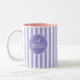 Personlig skräddarsydd blomsterkaffekopp Två-Tonad mugg