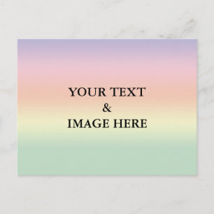 Personlig Skräddarsydd Egen Foto & Text Postkort Vykort