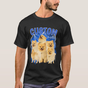 Personlig skräddarsydd vintage bootleg T-shirt för