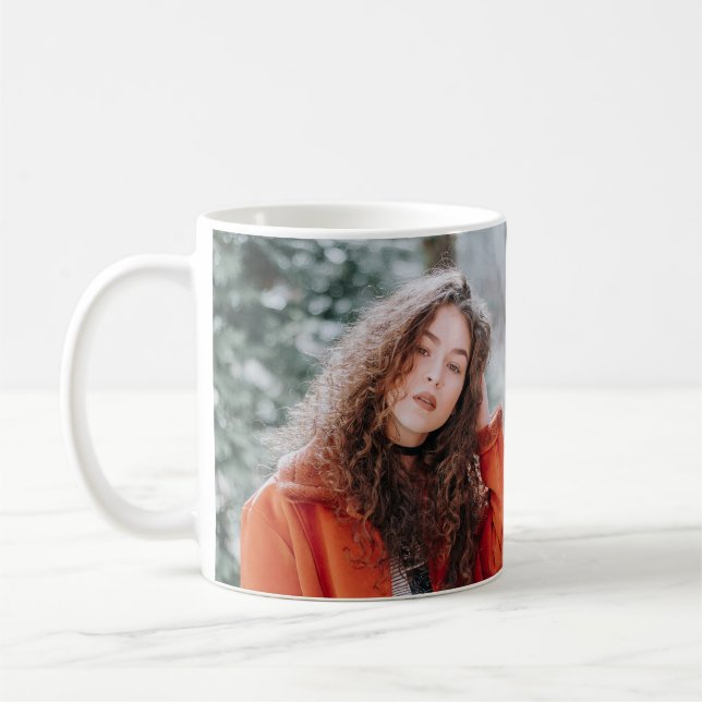 Personlig skriptmugg för henne kaffemugg (Vänster)