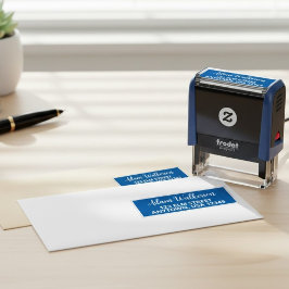 Personlig skriptnamnstämpel med en modern twist självfärgande stämpel