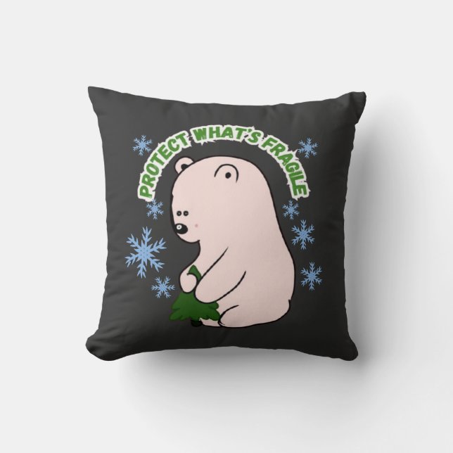 Personlig Skydda Vad Som Är Bräckligt Kudde (Framsida)