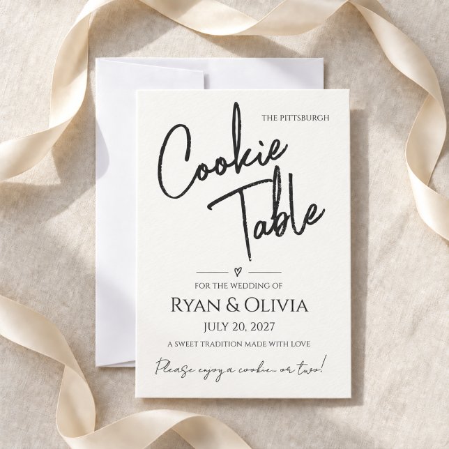 Personlig skylt för Pittsburgh Cookie Table (Pittsburgh Cookie Table Personalized Sign
)
