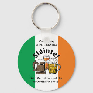 Personlig Sláinte ST PATRICKS DAY Nyckelring