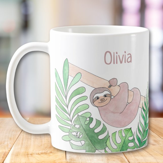 Personlig Sloth Kaffemugg (Skapare uppladdad)