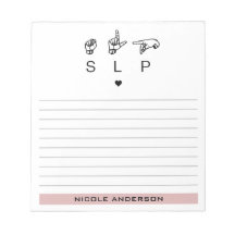 Personlig SLP Tal Språkpatolog ASL