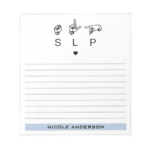 Personlig SLP Tal Språkpatolog ASL