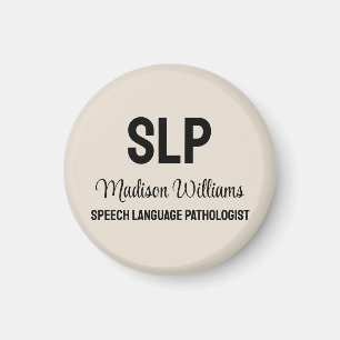 Personlig SLP Tal Språkpatolog Gift Magnet