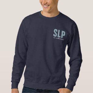 Personlig SLP Tal språkpatolog Lång Ärmad Tröja