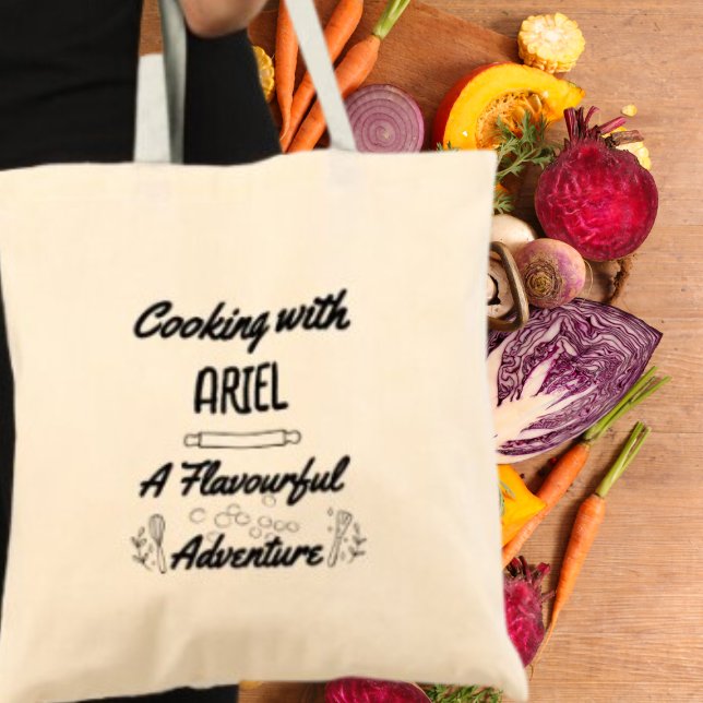 Personlig Smakfull Äventyrsmatlagning Matpresent t Tygkasse (Shop now and carry your love for cooking wherever you roam!)