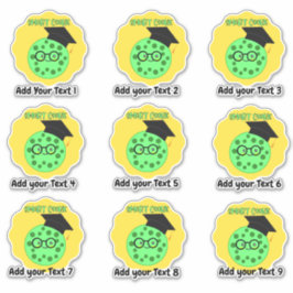 Personlig Smart Cookie Teacher Reward Stickers Klistermärken