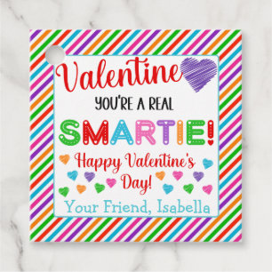 Personlig Smartie Valentindagen Gåvor Etiketter